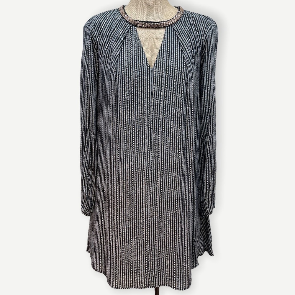 Altar'd‎ STATE black dress beaded neckline
